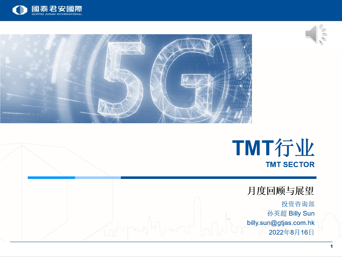 TMT行业 2022.8